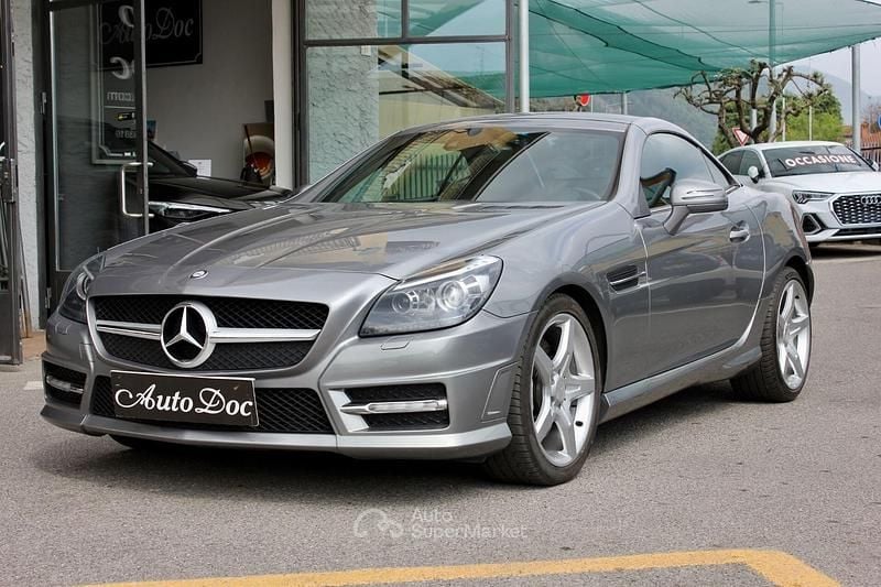 Usata Mercedes SLK200 Premium 184 CV (135 kW) 2013 Grigio Cabrio