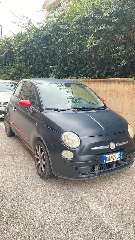 Usata Fiat 500 2008 Nero Utilitaria