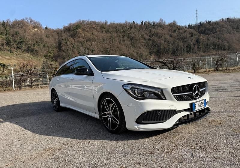 Usata Mercedes CLA220 Premium 170 CV (125 kW) 2018 Bianco Berlina