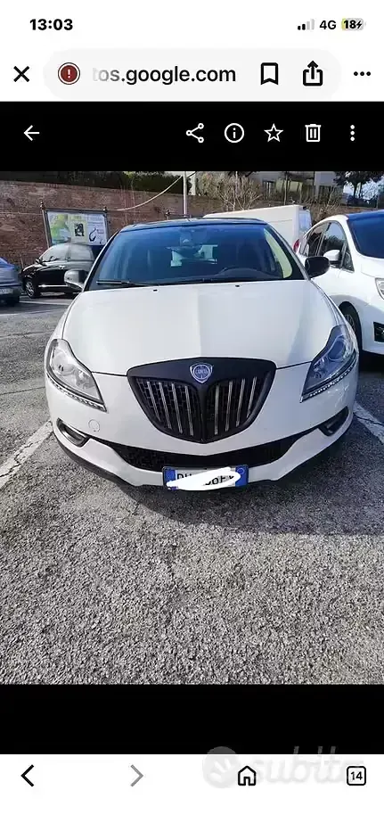Usata Lancia Delta 120 CV (88 kW) 2009 Bianco Utilitaria