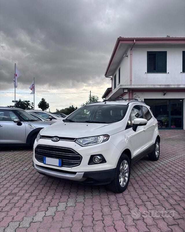 Usata Ford Ecosport 90 CV (66 kW) 2014 Bianco metallizzato SUV