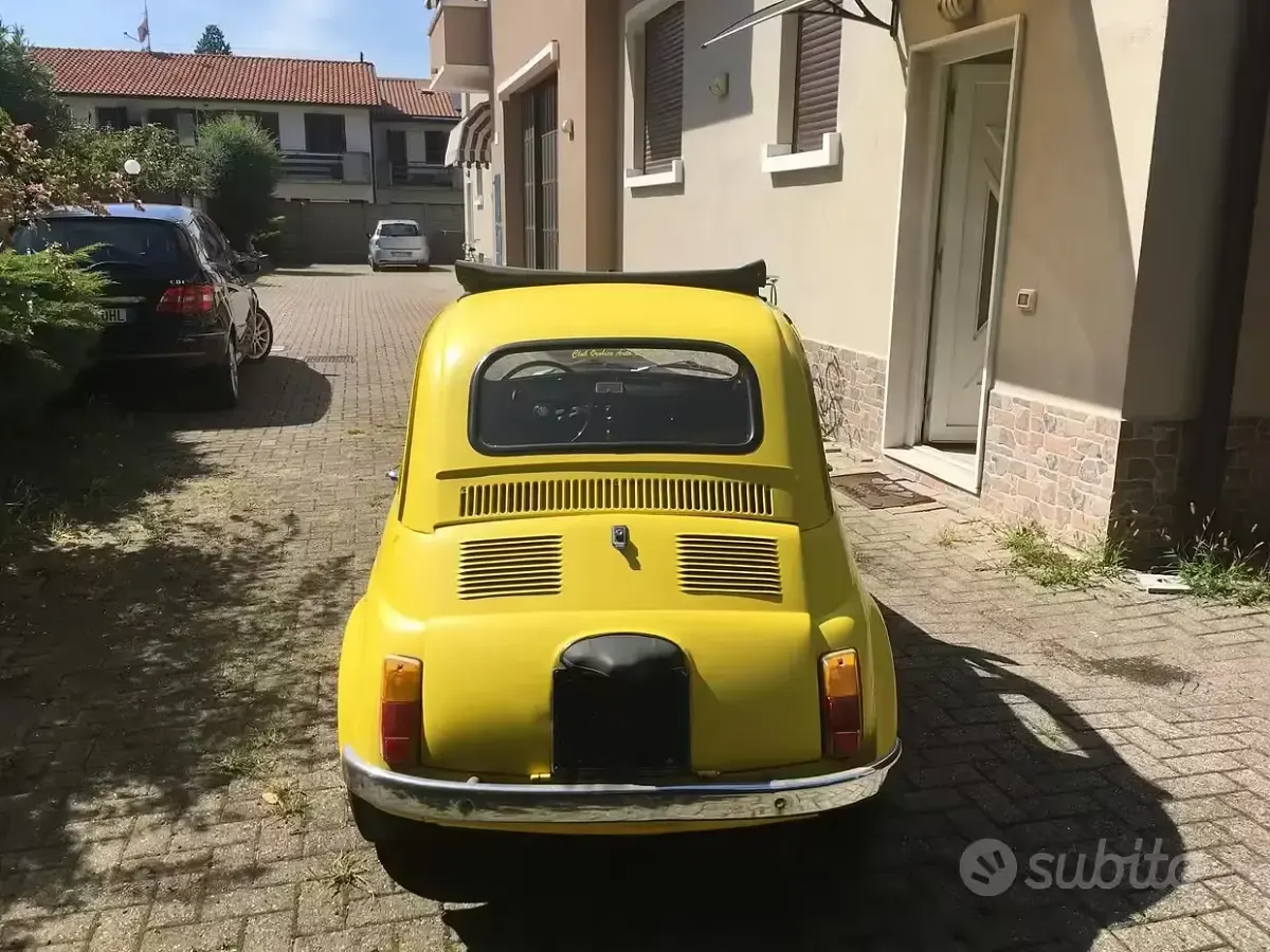 Usata Fiat Cinquecento 1960 Giallo Utilitaria
