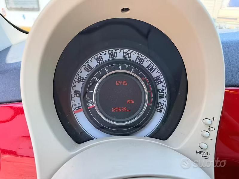 Usata Fiat 500 69 CV (50 kW) 2014 Rosso Berlina