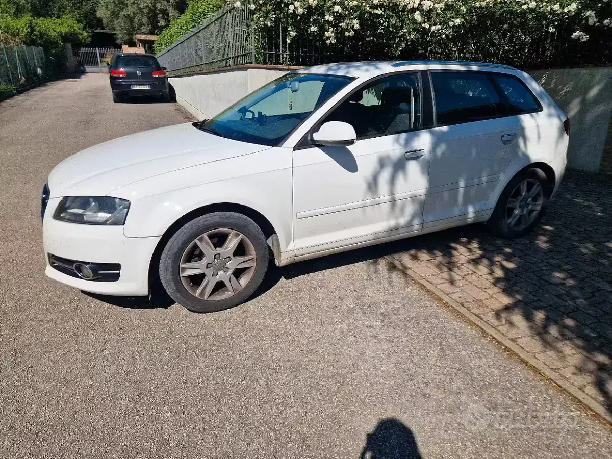 Usata Audi A3 90 CV (66 kW) 2013 Bianco Berlina
