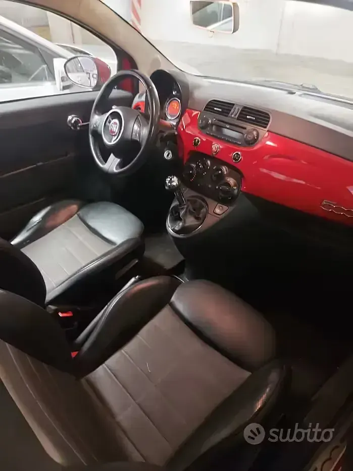 Usata Fiat 500 Sport 95 CV (69 kW) 2011 Rosso Berlina