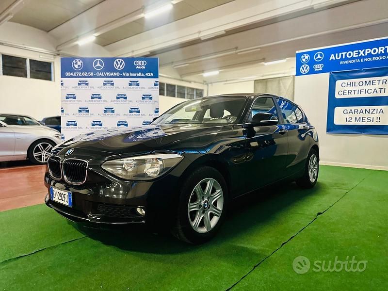 Usata BMW 114 95 CV (69 kW) 2014 Nero Utilitaria