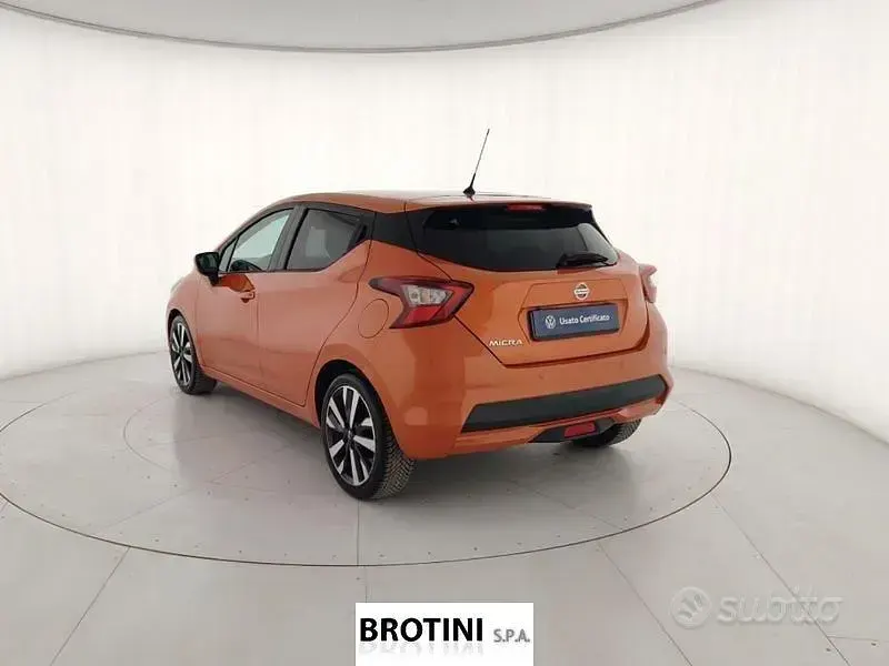 Occasion Nissan Micra Tekna 90 PK (66 kW) 2017 Oranje Hatchback