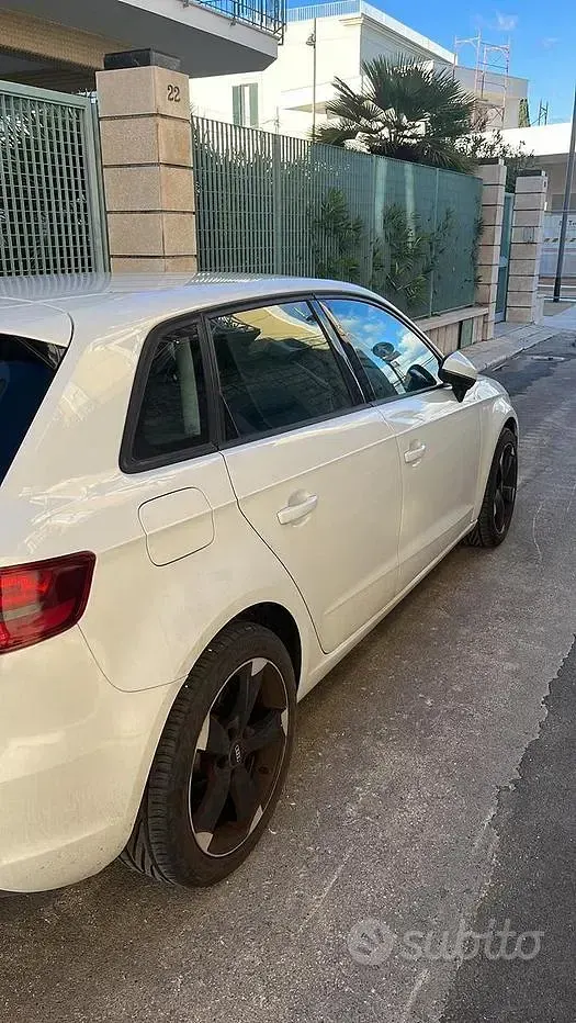 Usata Audi A3 110 CV (80 kW) 2016 Bianco Berlina