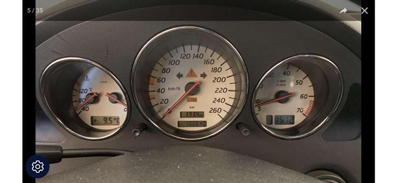 Usata Mercedes SLK200 AMG 163 CV (119 kW) 2001 Nero Cabrio