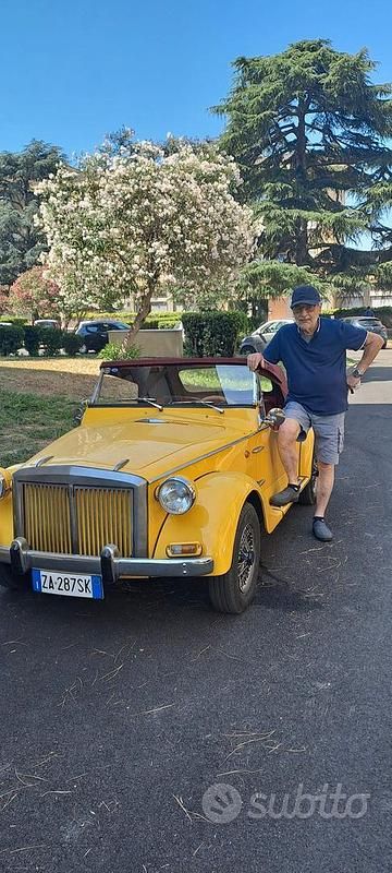 Usata Fiat 850 1960 Giallo Cabrio