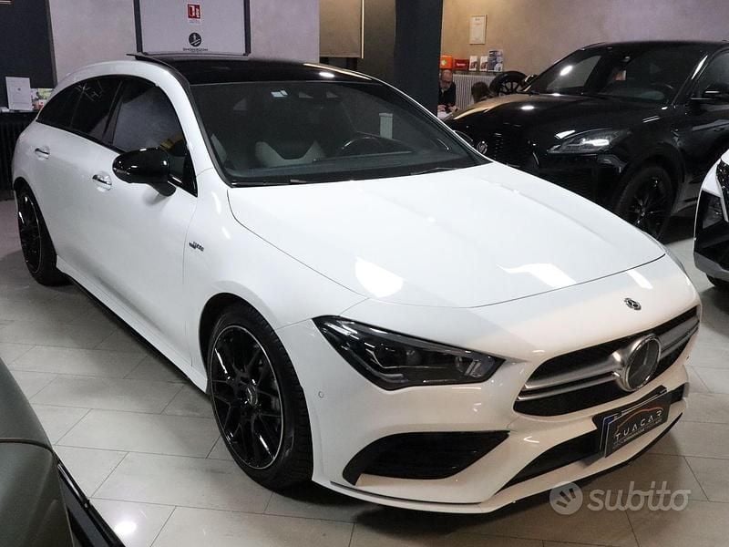 Usata Mercedes CLA35 AMG AMG 306 CV (225 kW) 2020 Bianco Station wagon