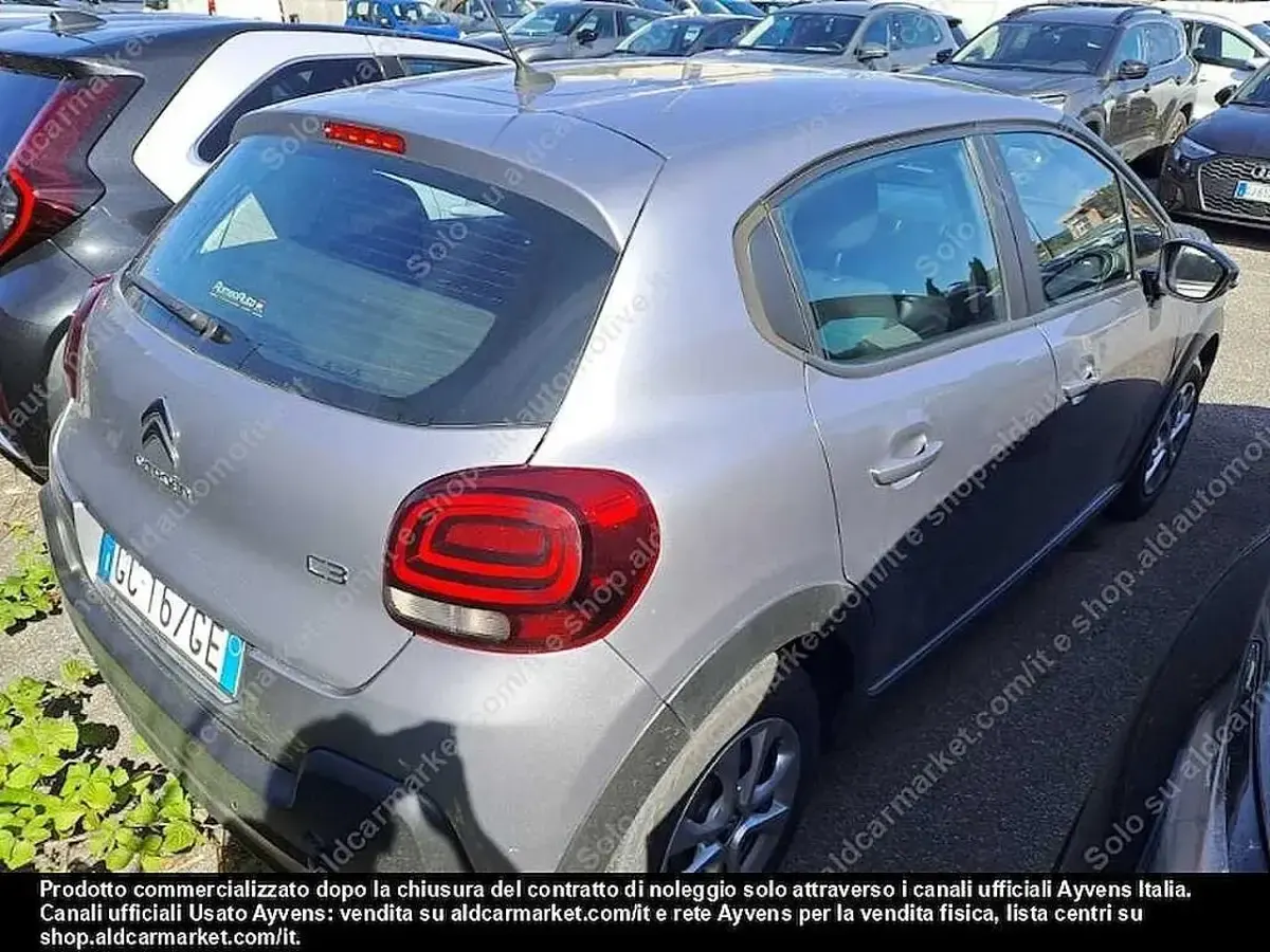 Usata Citroën C3 Feel 83 CV (61 kW) 2020 Argento Utilitaria