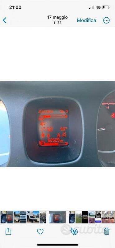 Usata Fiat Panda 4x4 85 CV (62 kW) 2019 Bianco Utilitaria