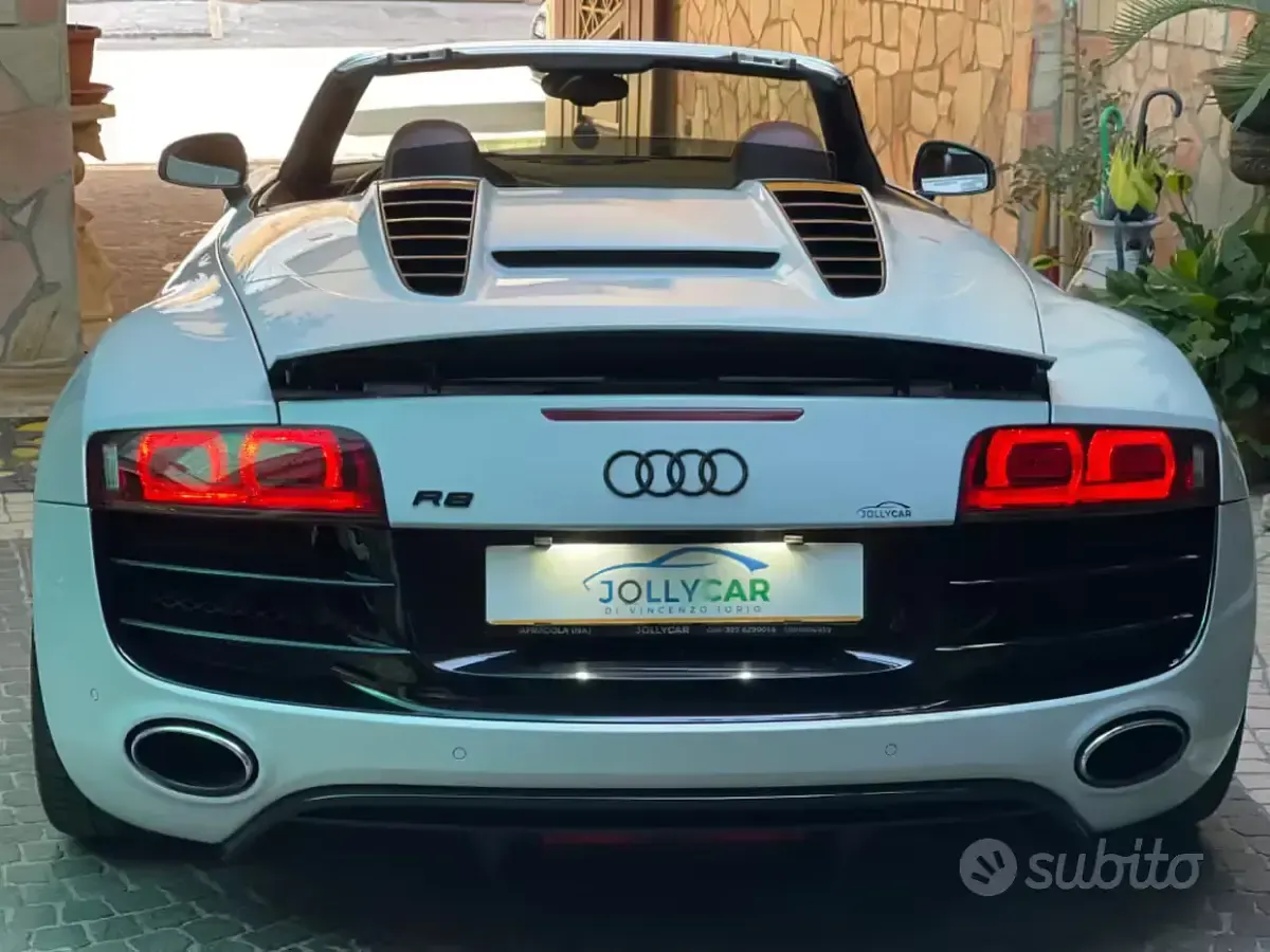 Usata Audi R8 Spyder 525 CV (386 kW) 2011 Bianco Cabrio