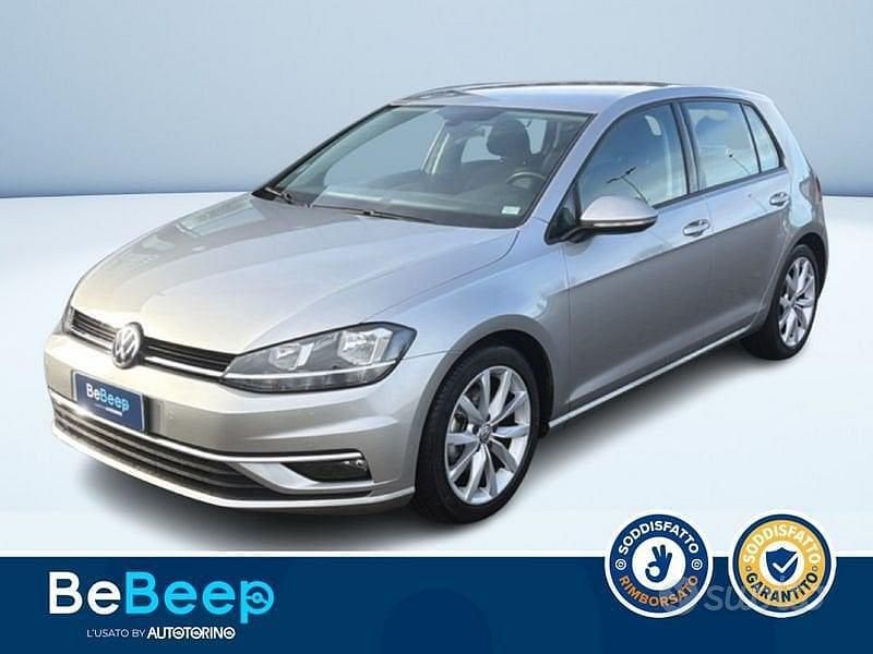 Usata VW Golf VII Executive 125 CV (91 kW) 2018 Grigio scuro metallizzato Berlina