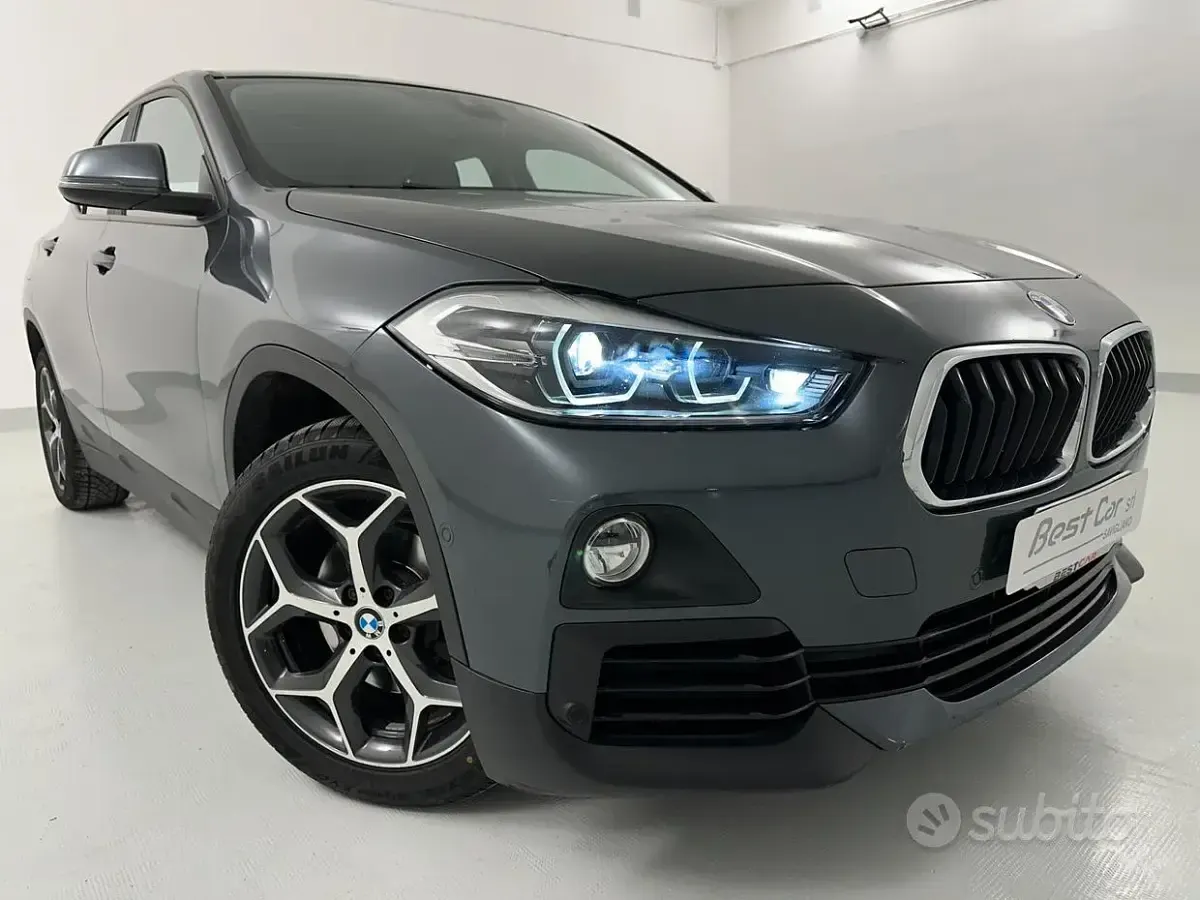 Usata BMW X2 Efficient Dynamics 150 CV (110 kW) 2018 Grigio metalizzato SUV