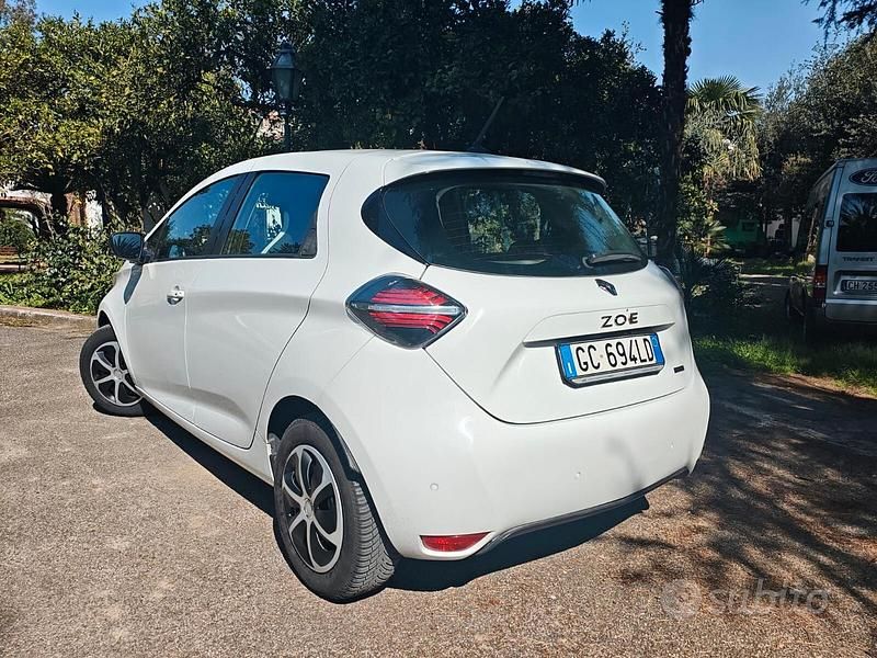 Usata Renault Zoe Life 80 kW (109 CV) 2020 Bianco Utilitaria