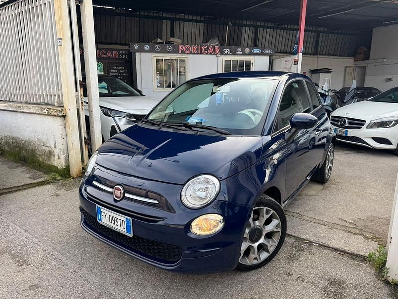 Usata Fiat 500 Lounge 85 CV (62 kW) 2019 Blu Berlina