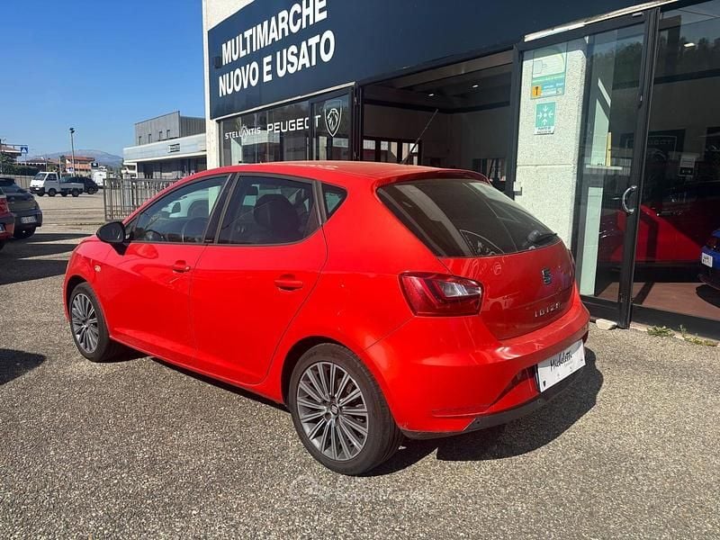 Usata Seat Ibiza 95 CV (69 kW) 2015 Rosso Berlina