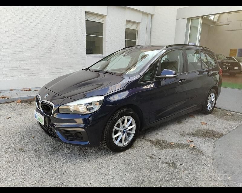 Usata BMW 216 Gran Tourer Performance 116 CV (85 kW) 2015 Blu Monovolume