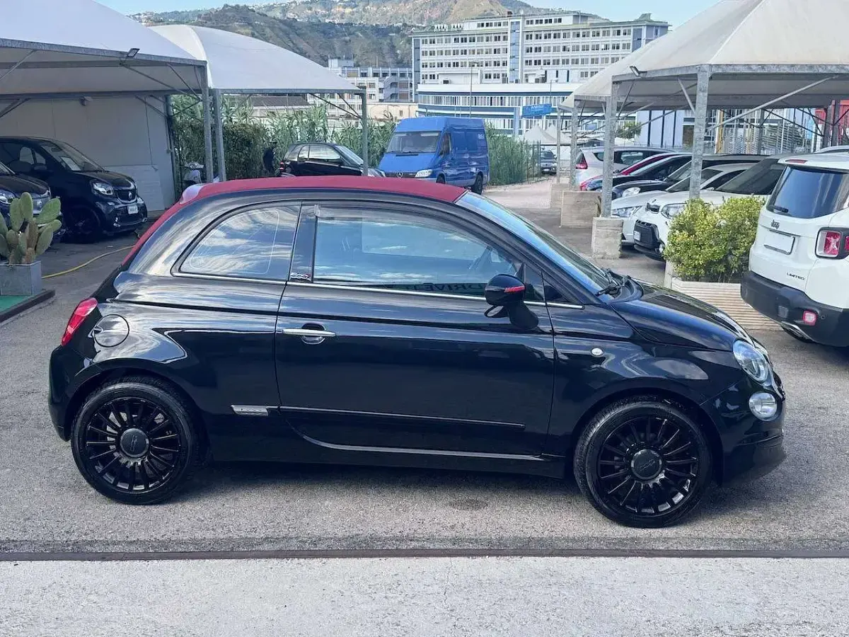 Usata Fiat 500C Lounge 69 CV (50 kW) 2018 Nero Cabrio