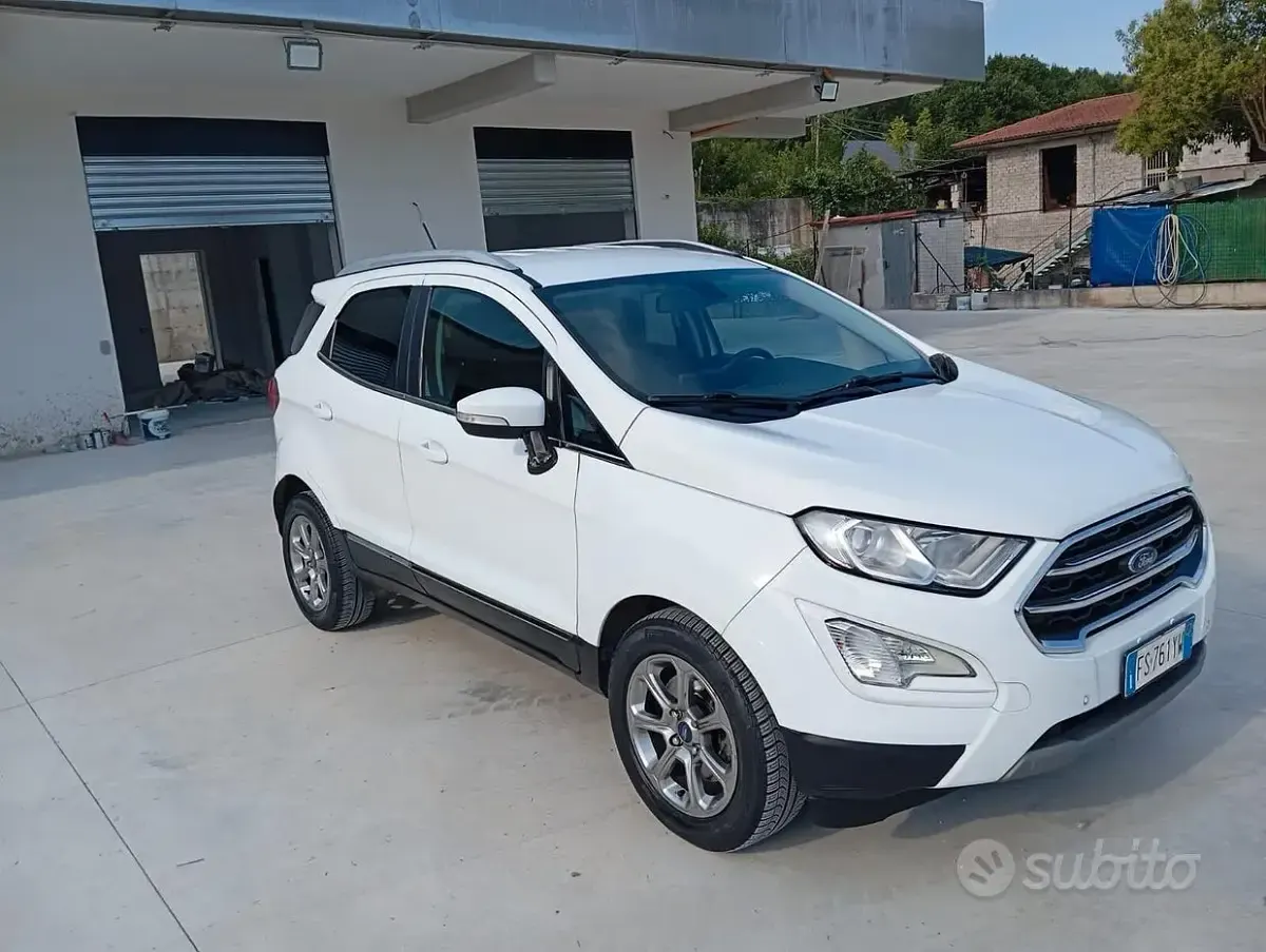 Usata Ford Ecosport ST-Line 99 CV (72 kW) 2018 Bianco SUV