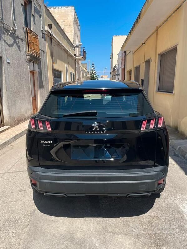 Usata Peugeot 3008 131 CV (96 kW) 2021 Nero SUV