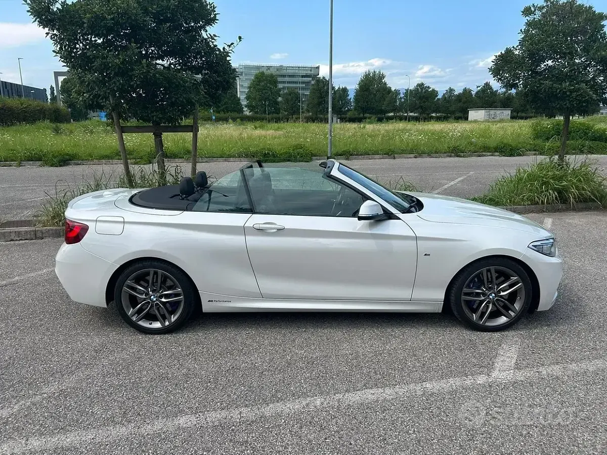 Usata BMW 228 M Sport 245 CV (180 kW) 2015 Bianco Cabrio