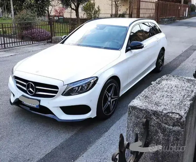 Usata Mercedes C220 170 CV (125 kW) 2016 Bianco Station wagon