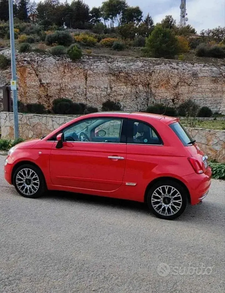 Usata Fiat 500 Lounge 69 CV (50 kW) 2015 Rosso Berlina