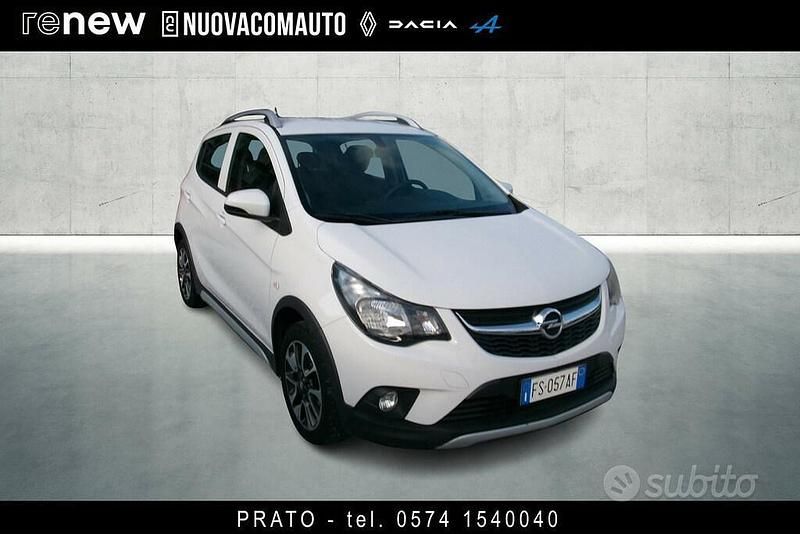 Usata Opel Karl Rocks 73 CV (53 kW) 2018 Bianco Utilitaria