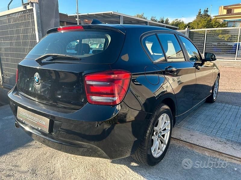 Usata BMW 118 180 CV (132 kW) 2012 Nero Utilitaria