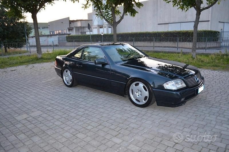 Usata Mercedes SL320 231 CV (169 kW) 1993 Blu Cabrio