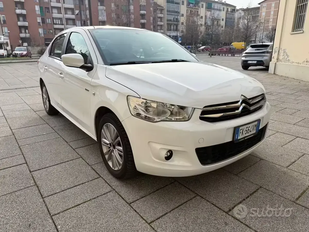 Usata Citroën C-Elysee I PureTech 82 CV (60 kW) 2017 Bianco Berlina