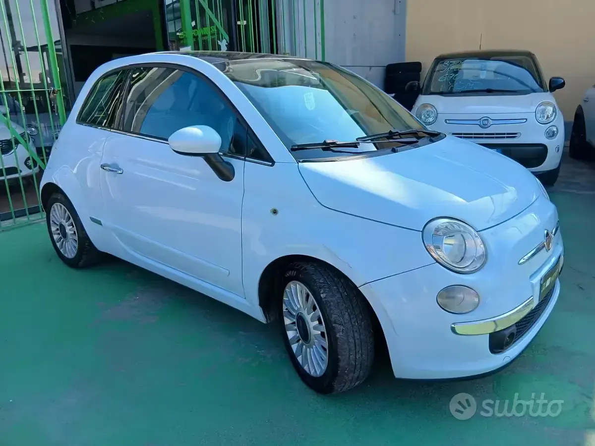 Usata Fiat 500 Lounge 69 CV (50 kW) 2009 Bluazzurro Cabrio