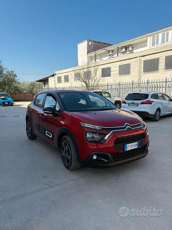 Usata Citroën C3 Feel 102 CV (75 kW) 2022 Rosso Utilitaria