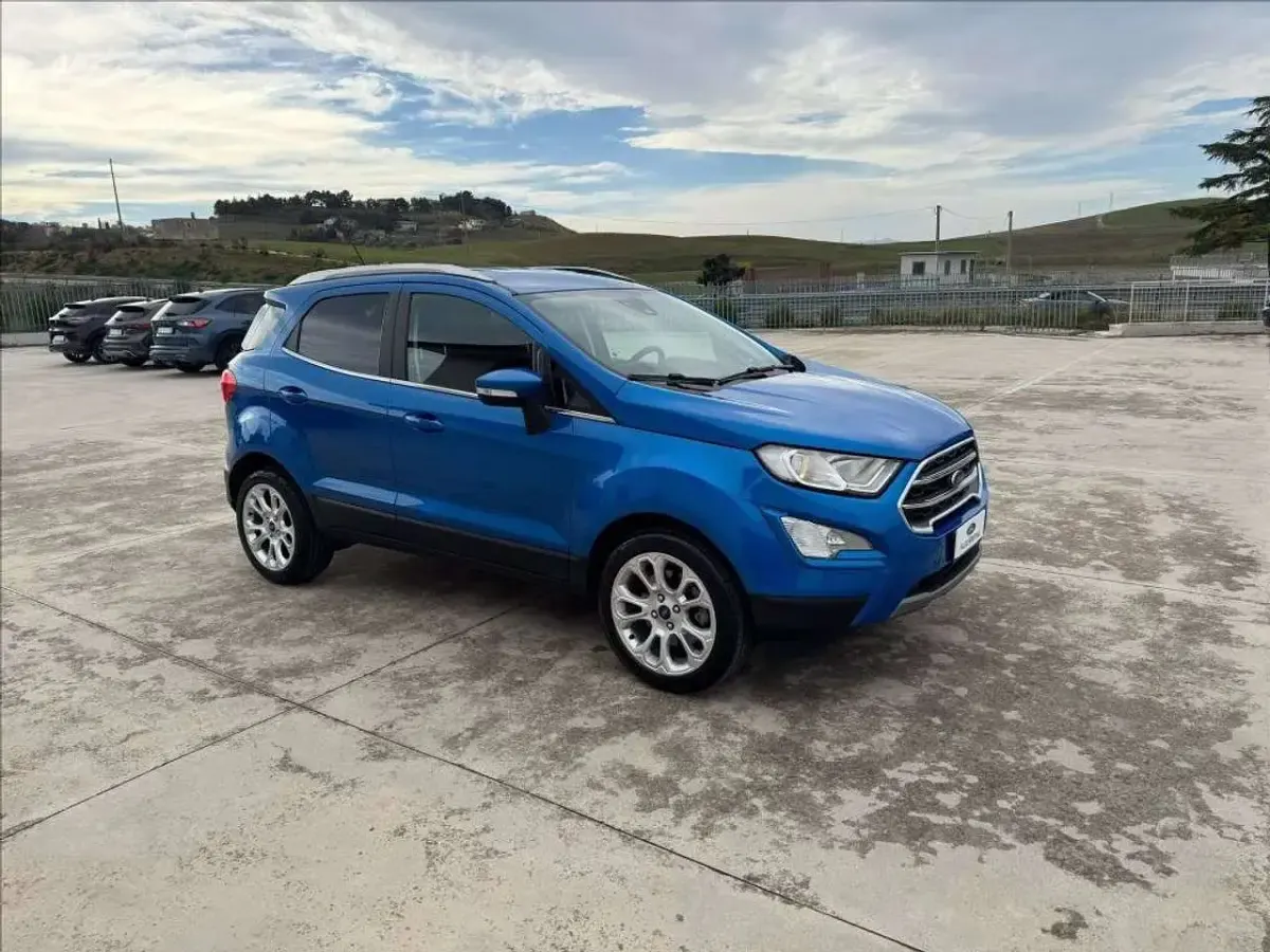 Second-hand Ford Ecosport Titanium S 125 CP (91 kW) 2020 Albastru SUV