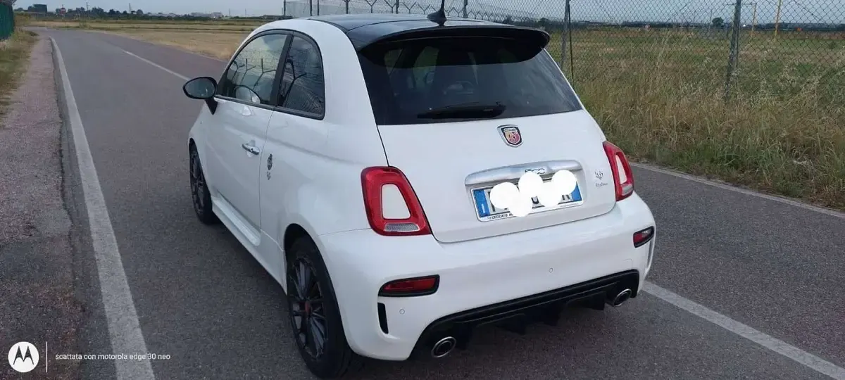 Usata Abarth 595 Turismo 165 CV (121 kW) 2019 Bianco Utilitaria