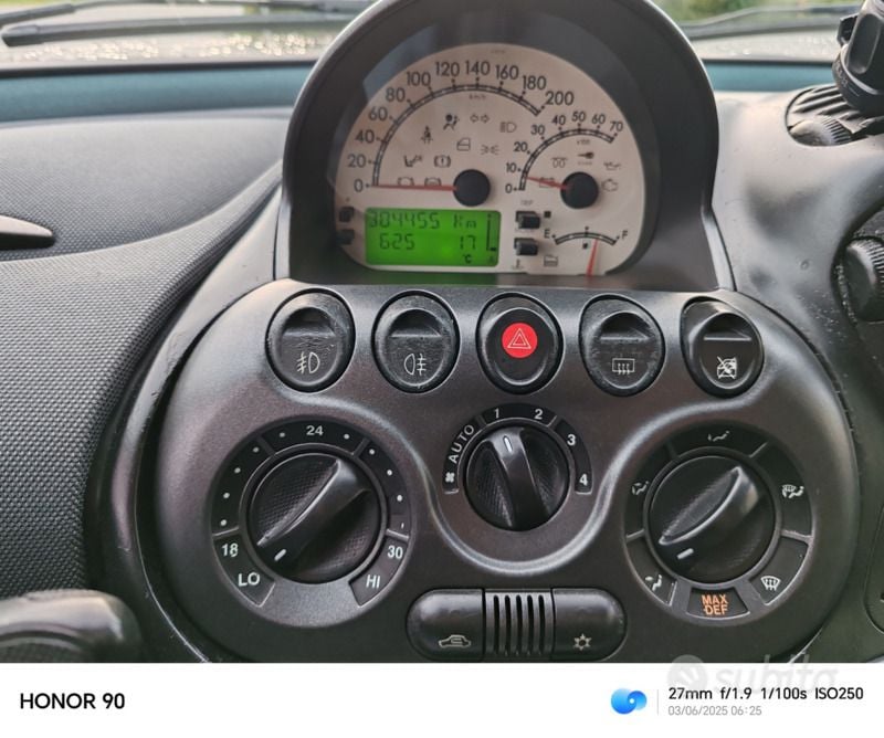 Usata Fiat Multipla 116 CV (85 kW) 2010 Grigio Monovolume