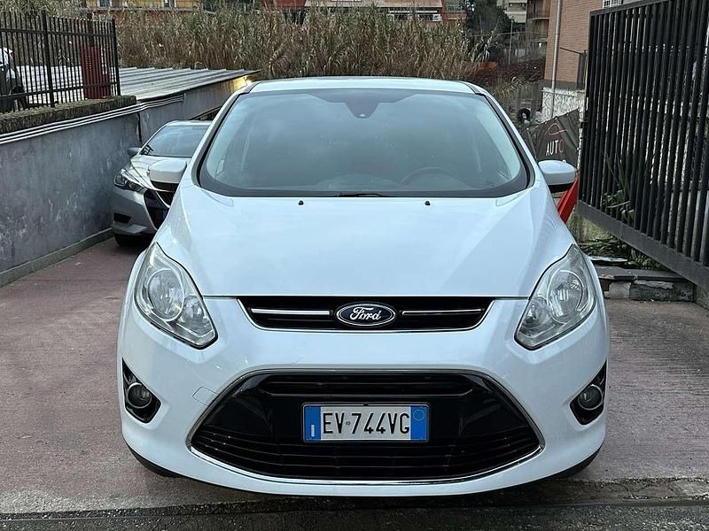 Usata Ford C-MAX Titanium 120 CV (88 kW) 2014 Bianco Monovolume