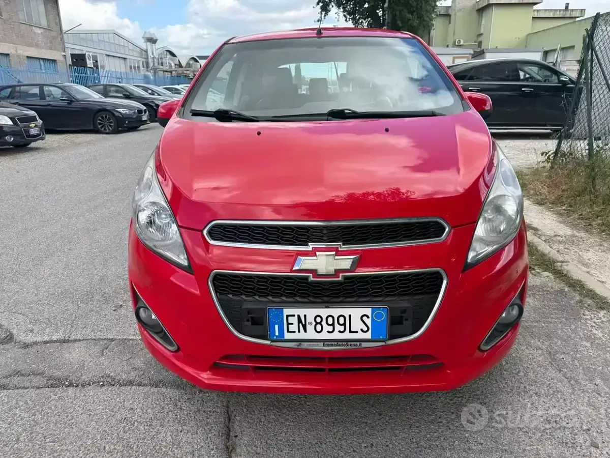 Usata Chevrolet Spark LS 65 CV (47 kW) 2013 Rosso Utilitaria