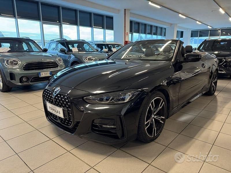Usata BMW 420 M Sport 190 CV (139 kW) 2022 Nero Cabrio