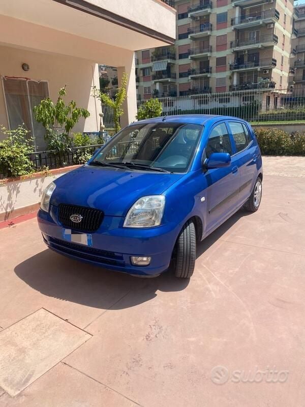 Usata Kia Picanto LX 61 CV (44 kW) 2007 Blu Utilitaria