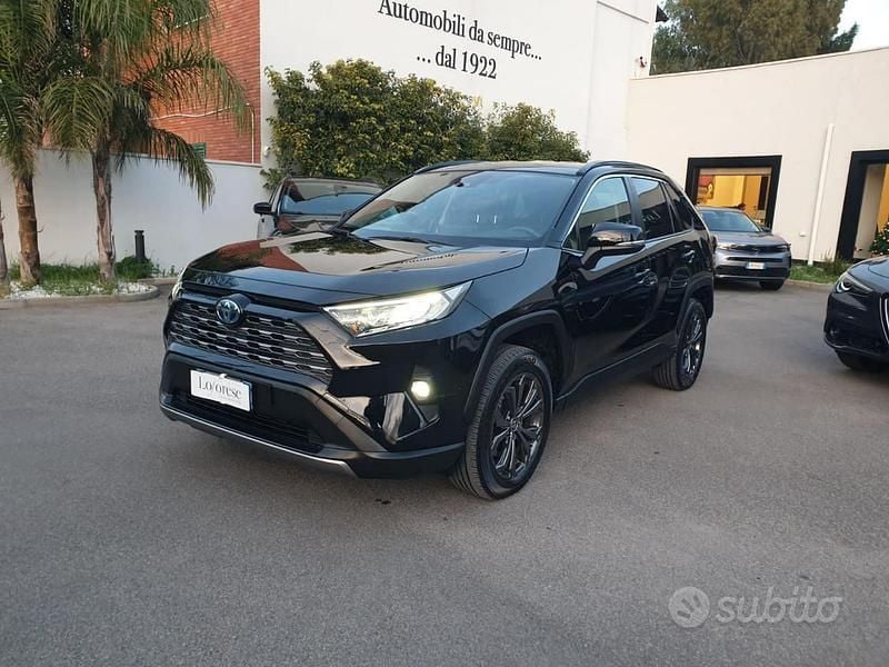 Usata Toyota RAV4 Hybrid Active 218 CV (160 kW) 2022 Nero SUV