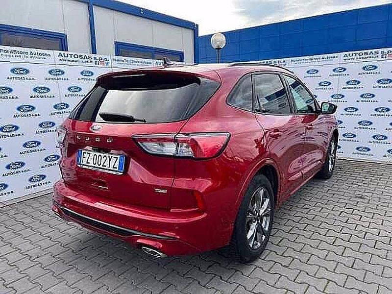 Usata Ford Kuga ST-Line X 225 CV (165 kW) 2020 Rosso metallizzato SUV