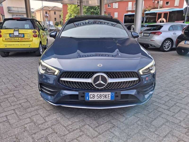 Blu denim Usata 2020 Mercedes CLA220 Shooting Brake Premium Station wagon | 25.800 € (Buon prezzo) - Immagine 1/4