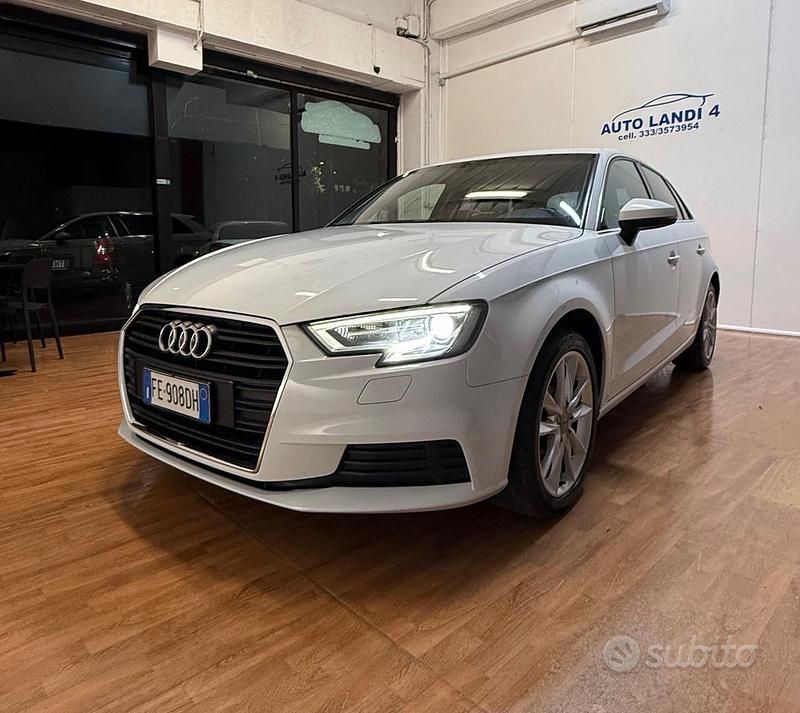 Usata Audi A3 Business 110 CV (80 kW) 2016 Bianco Berlina