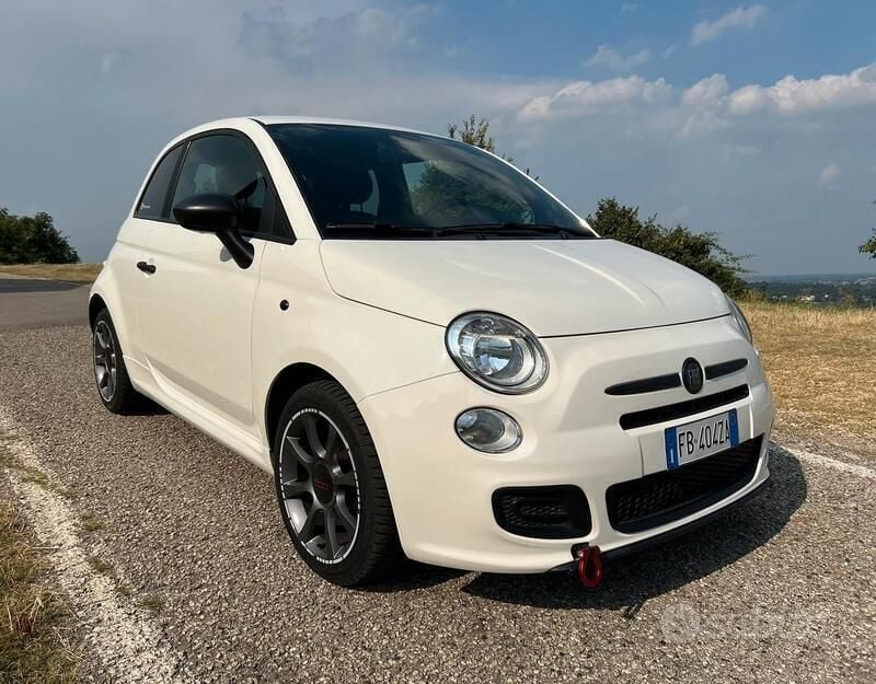 Usata Fiat 500S S 69 CV (50 kW) 2015 Bianco Utilitaria