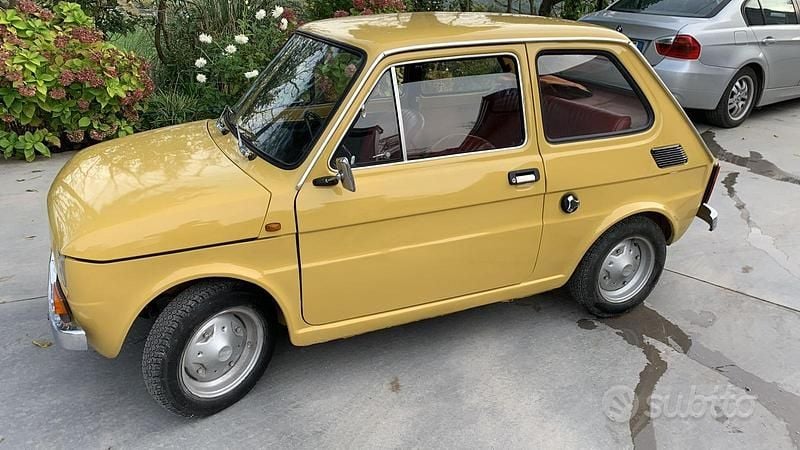 Usata Fiat 126 1970 Giallo Utilitaria