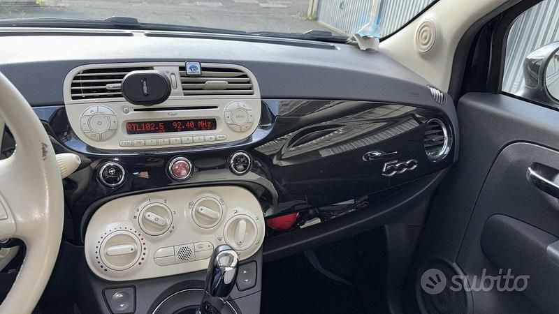 Usata Fiat 500 Lounge 69 CV (50 kW) 2014 Nero Utilitaria